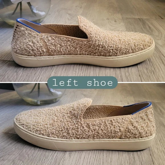 Rothy's The Original Honeybun Shimmer Bouclé Slip On Sneaker, Women US 10 EU 40 - Picture 9 of 16
